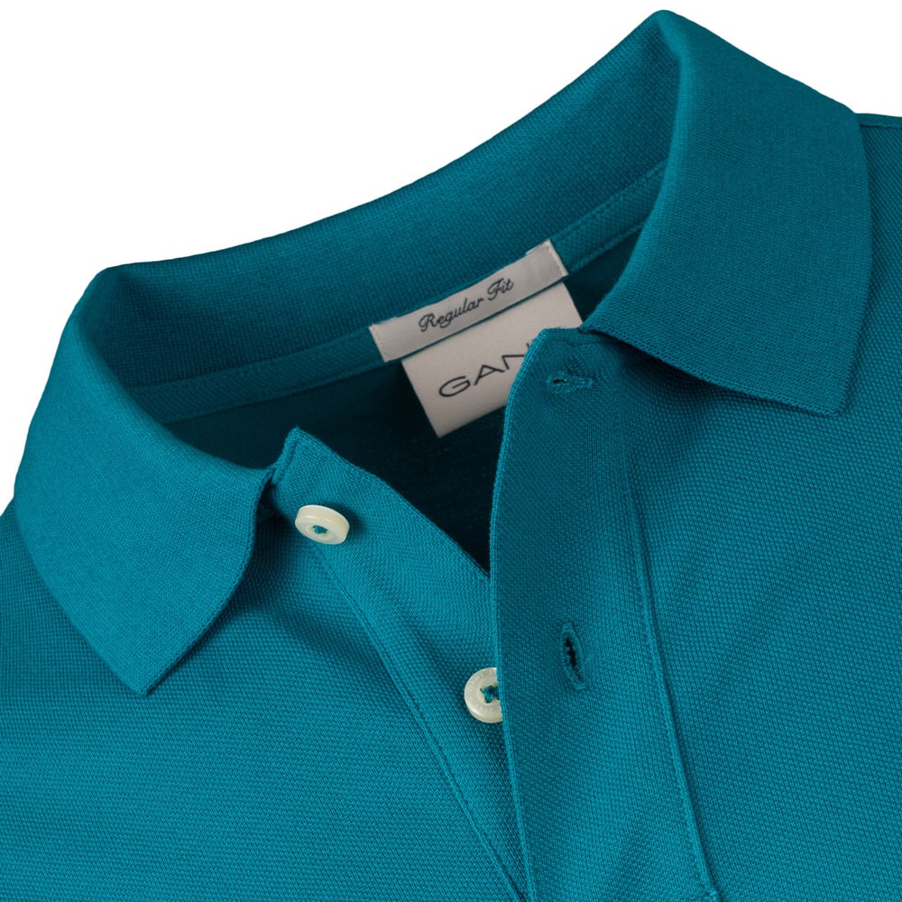 Gant Τιρκουάζ Κοντομάνικο polo - 3G2210-1