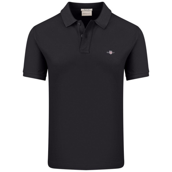 Gant Μαύρο Κοντομάνικο polo - 3G2210-1