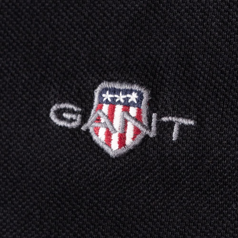 Gant Μαύρο Κοντομάνικο polo - 3G2210-1