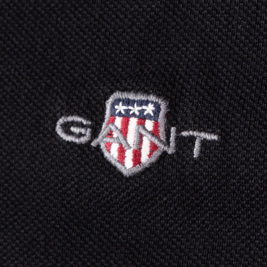 Gant Μαύρο Κοντομάνικο polo - 3G2210-1