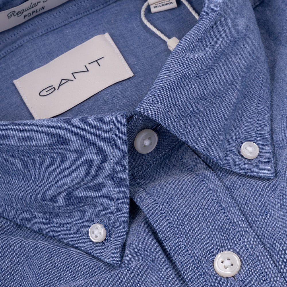 Gant Μπλε Πουκάμισο Button Down - 3G3000100