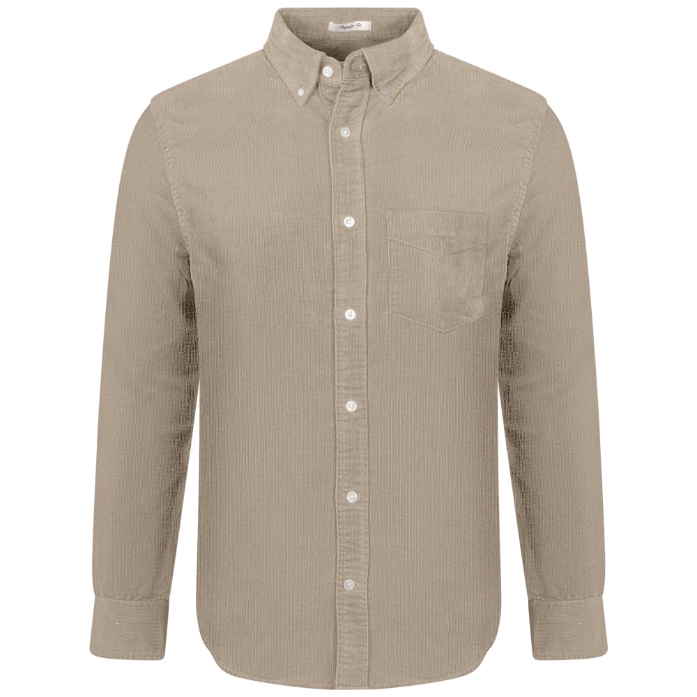 Gant Μπεζ Πουκάμισο Κοτλέ - 3G3250230