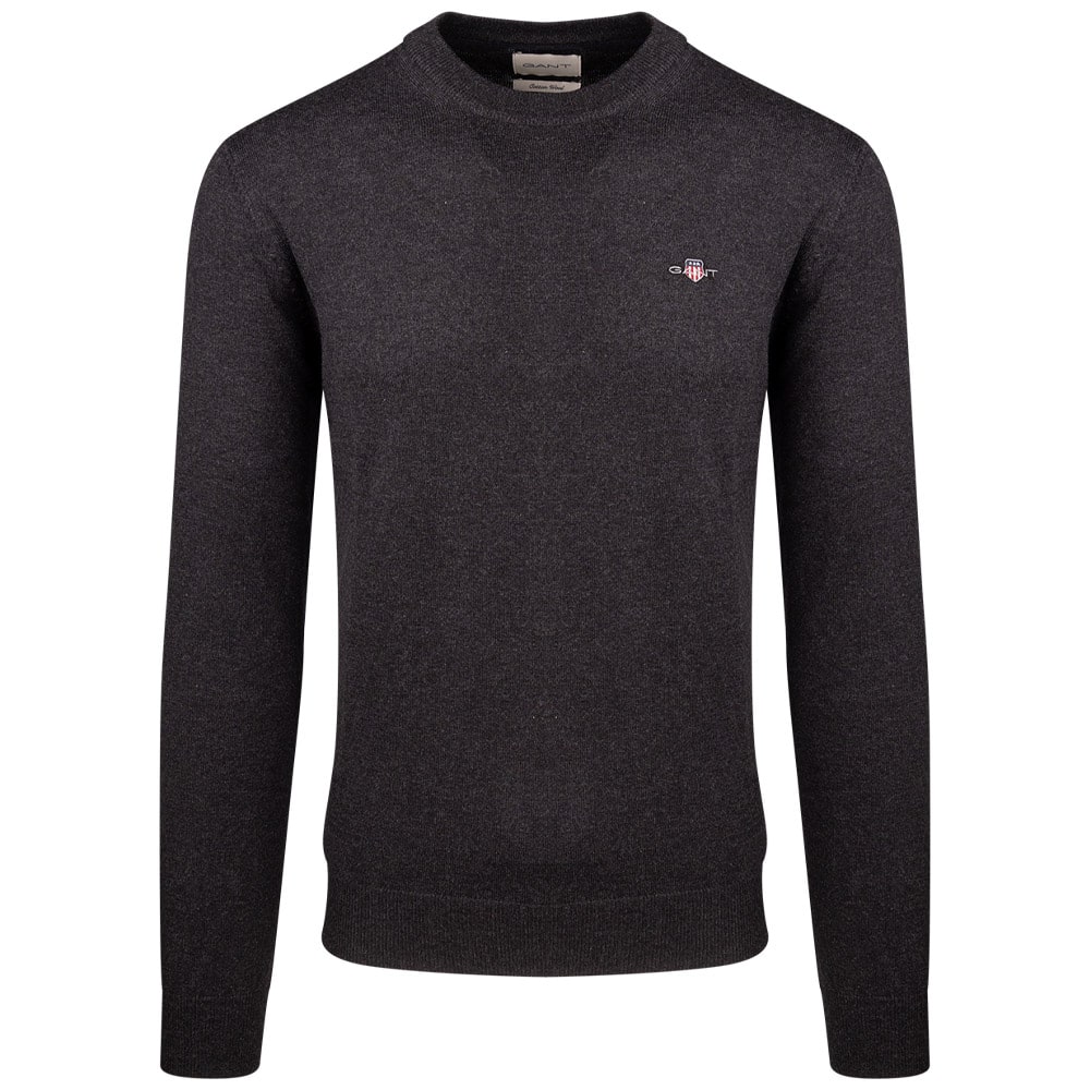 Gant Ανθρακί Πουλόβερ C-Neck - 3G8060068