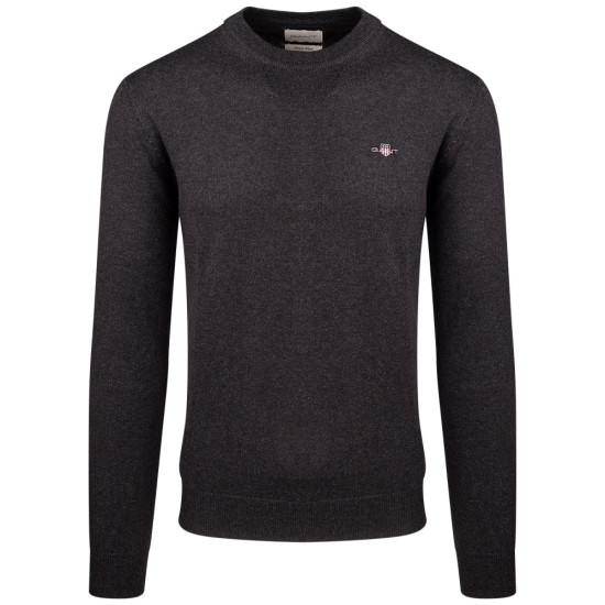 Gant Ανθρακί Πουλόβερ C-Neck - 3G8060068