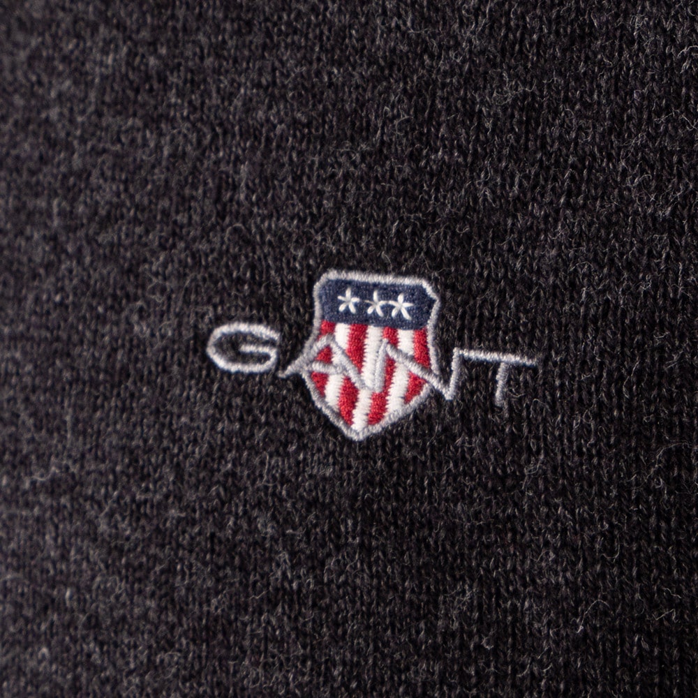 Gant Ανθρακί Πουλόβερ C-Neck - 3G8060068
