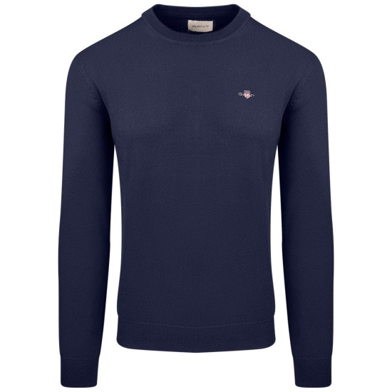 Gant Μπλε Πουλόβερ C Neck - 3G8060068