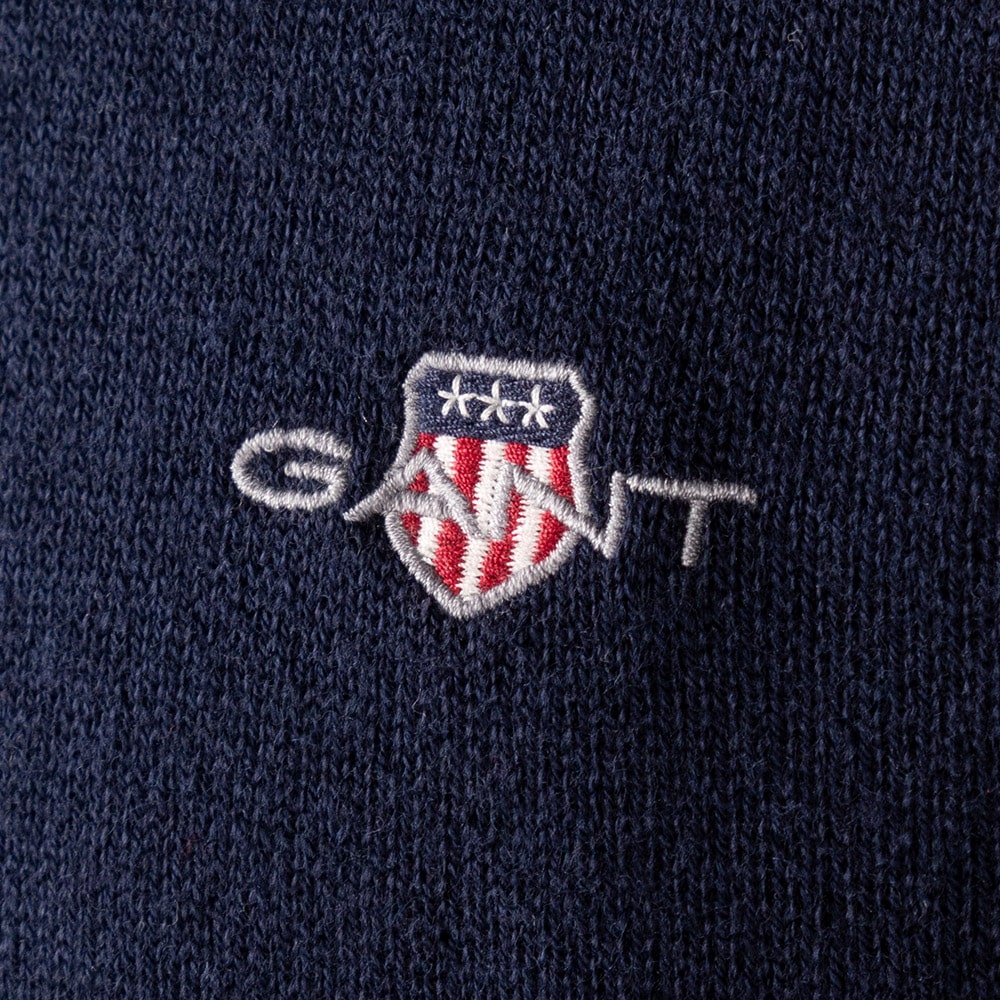 Gant Μπλε Πουλόβερ C Neck - 3G8060068