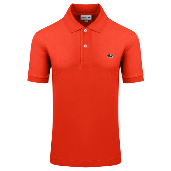 LACOSTE Πορτοκαλί Κοντομάνικο polo - 3L1212