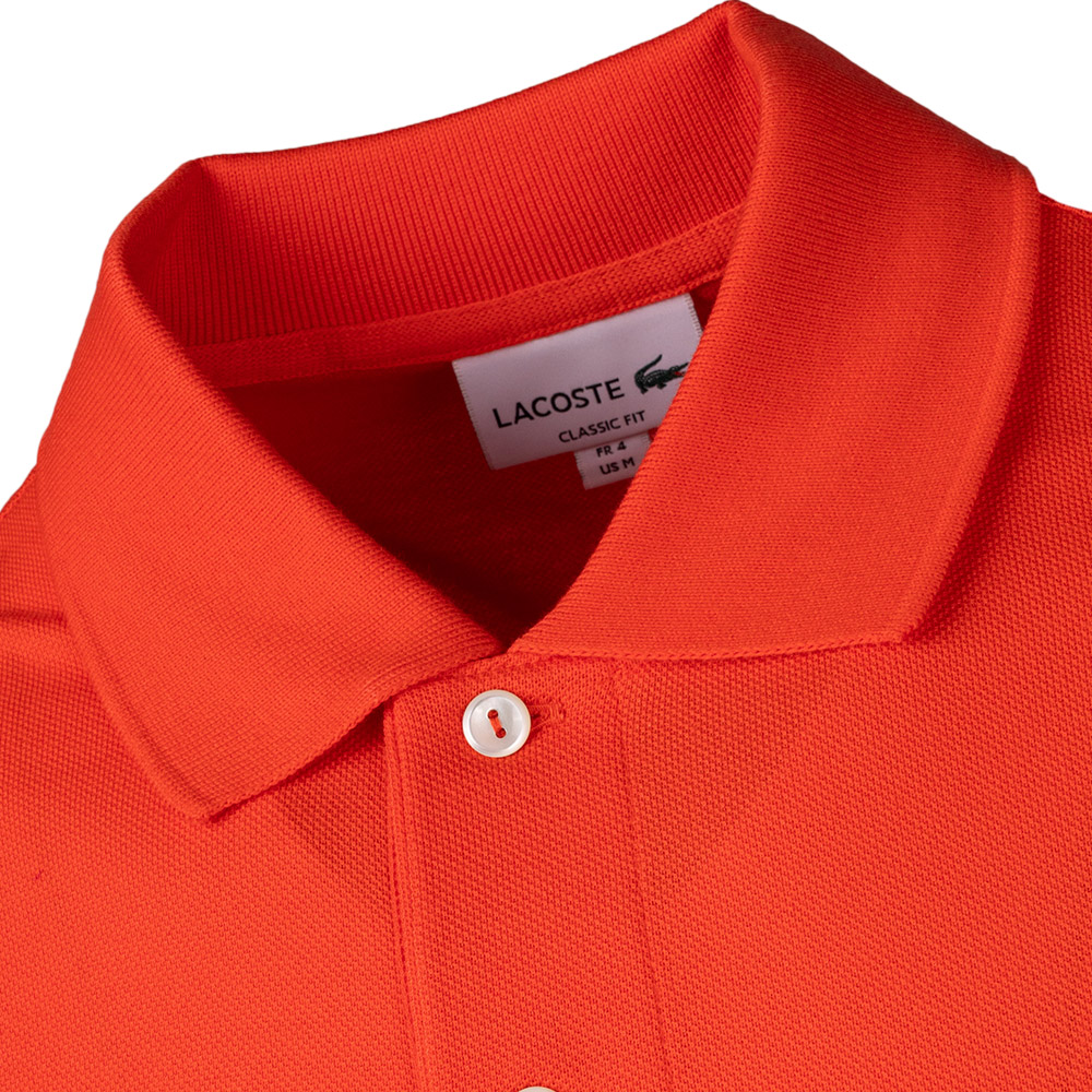 LACOSTE Πορτοκαλί Κοντομάνικο polo - 3L1212
