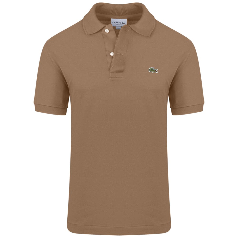 LACOSTE Μπεζ Κοντομάνικο polo - 3L1212