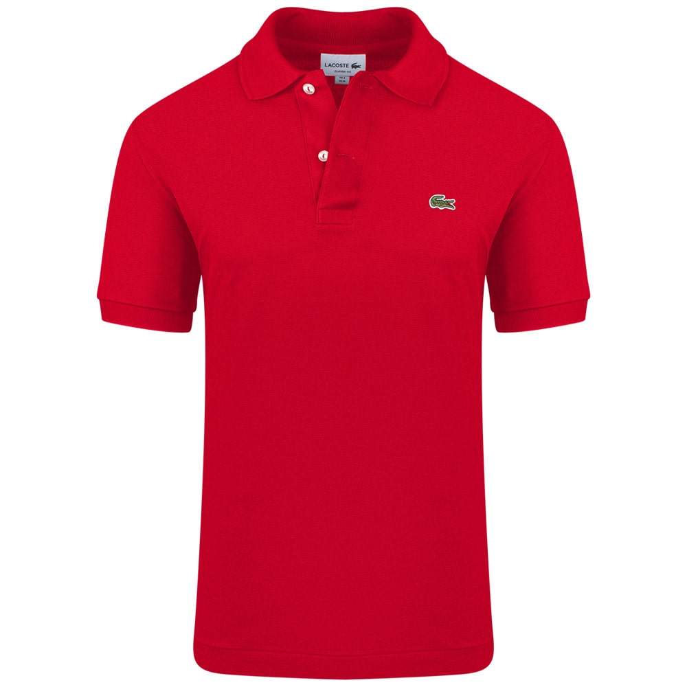 LACOSTE Κόκκινο Κοντομάνικο polo - 3L1212