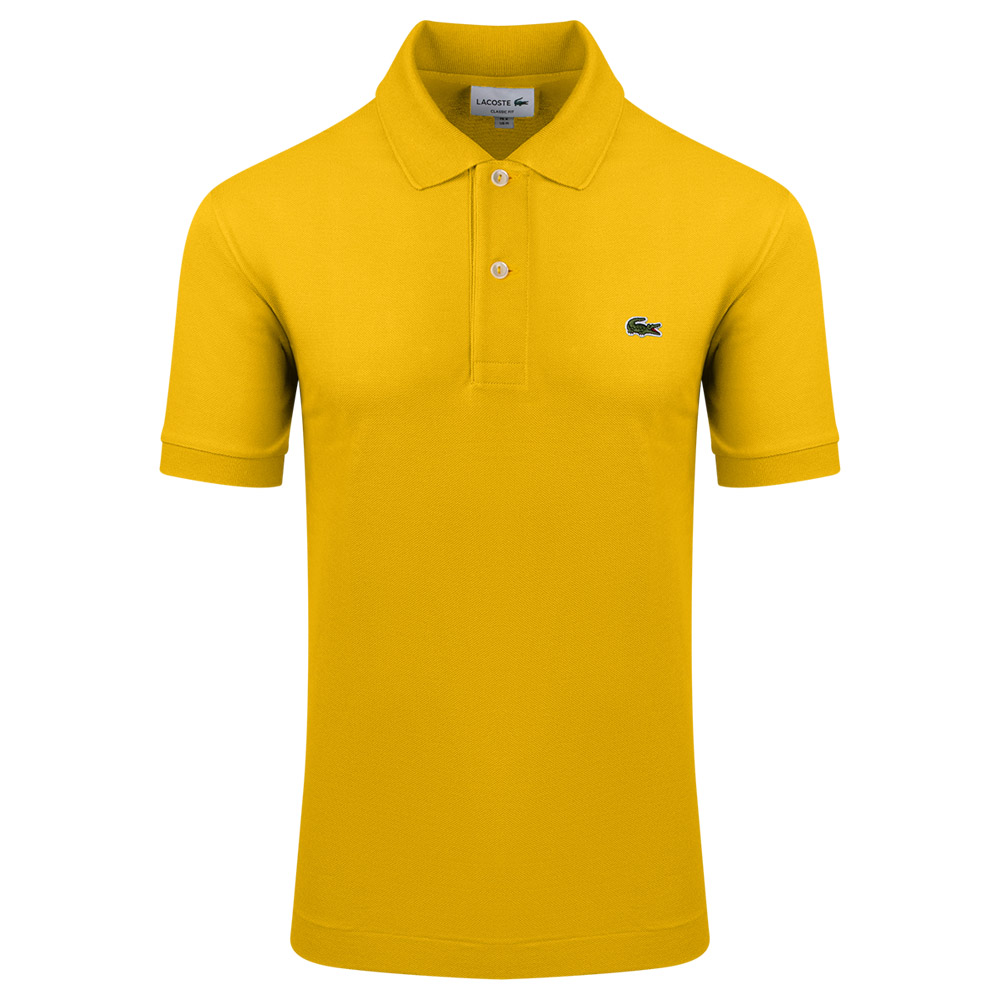 LACOSTE Κίτρινο Κοντομάνικο polo - 3L1212