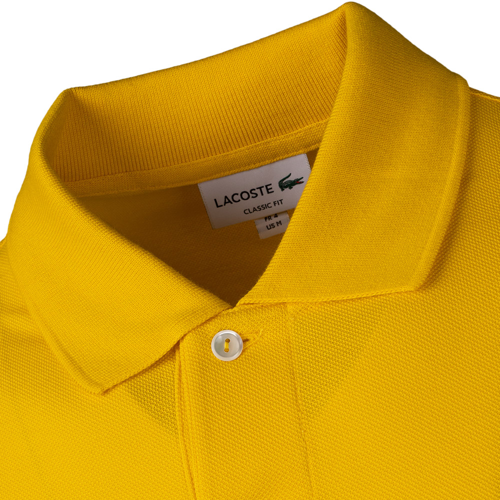 LACOSTE Κίτρινο Κοντομάνικο polo - 3L1212