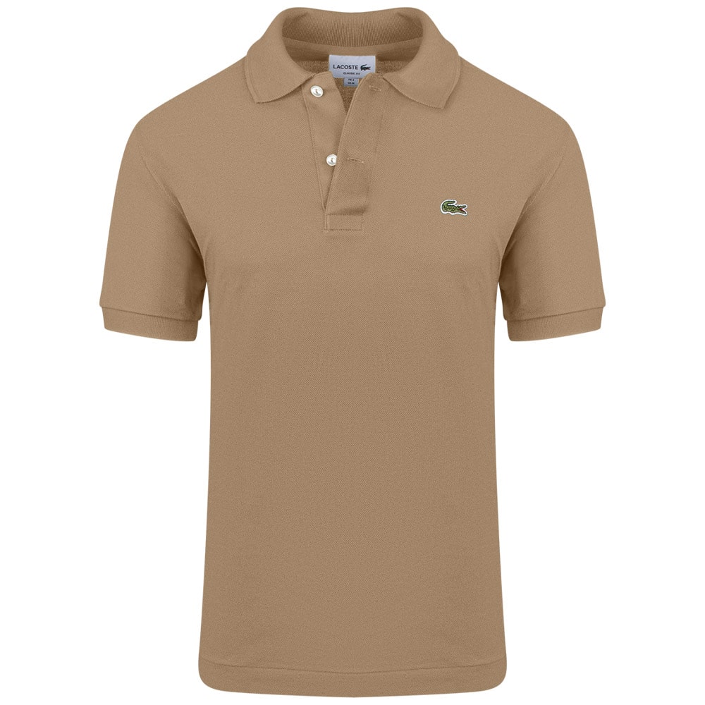 LACOSTE Μπεζ Κοντομάνικο polo - 3L1212