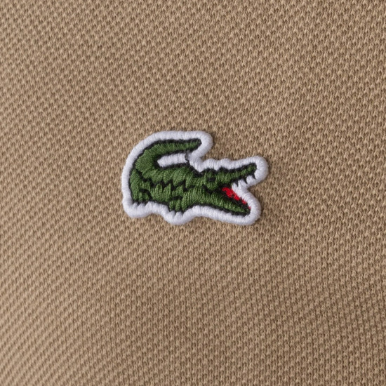 LACOSTE Μπεζ Κοντομάνικο polo - 3L1212