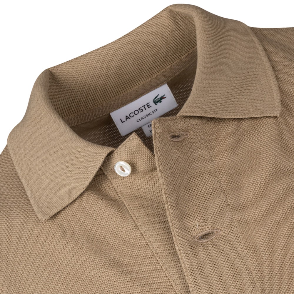 LACOSTE Μπεζ Κοντομάνικο polo - 3L1212