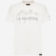 La Martina Λευκό T-shirt C Neck - 3LMMAR311
