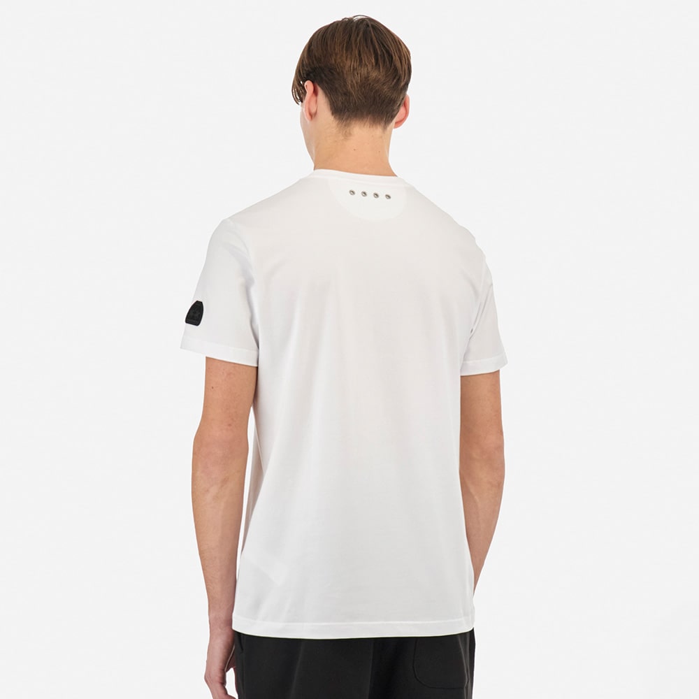 La Martina Λευκό T-shirt C Neck - 3LMMAR311