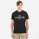 La Martina Μαύρο T-shirt C Neck - 3LMMAR322