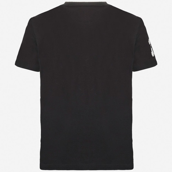 La Martina Μαύρο T-shirt C Neck - 3LMMAR322