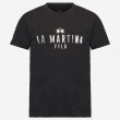 La Martina Μαύρο T-shirt C Neck - 3LMMAR322