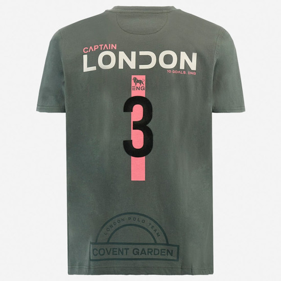 La Martina Πράσινο T-shirt C Neck - 3LMMAR600