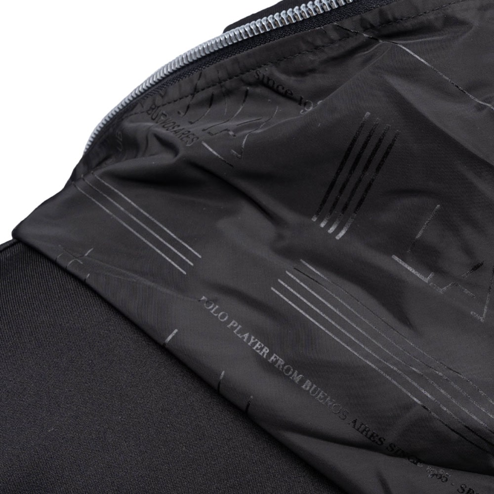 La Martina Μαύρο Hoodie - 3LMUMF317