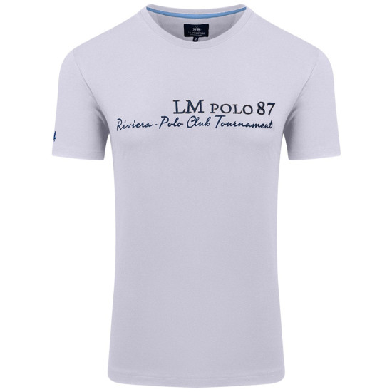 La Martina Λευκό T-shirt C Neck - 3LMVMR323