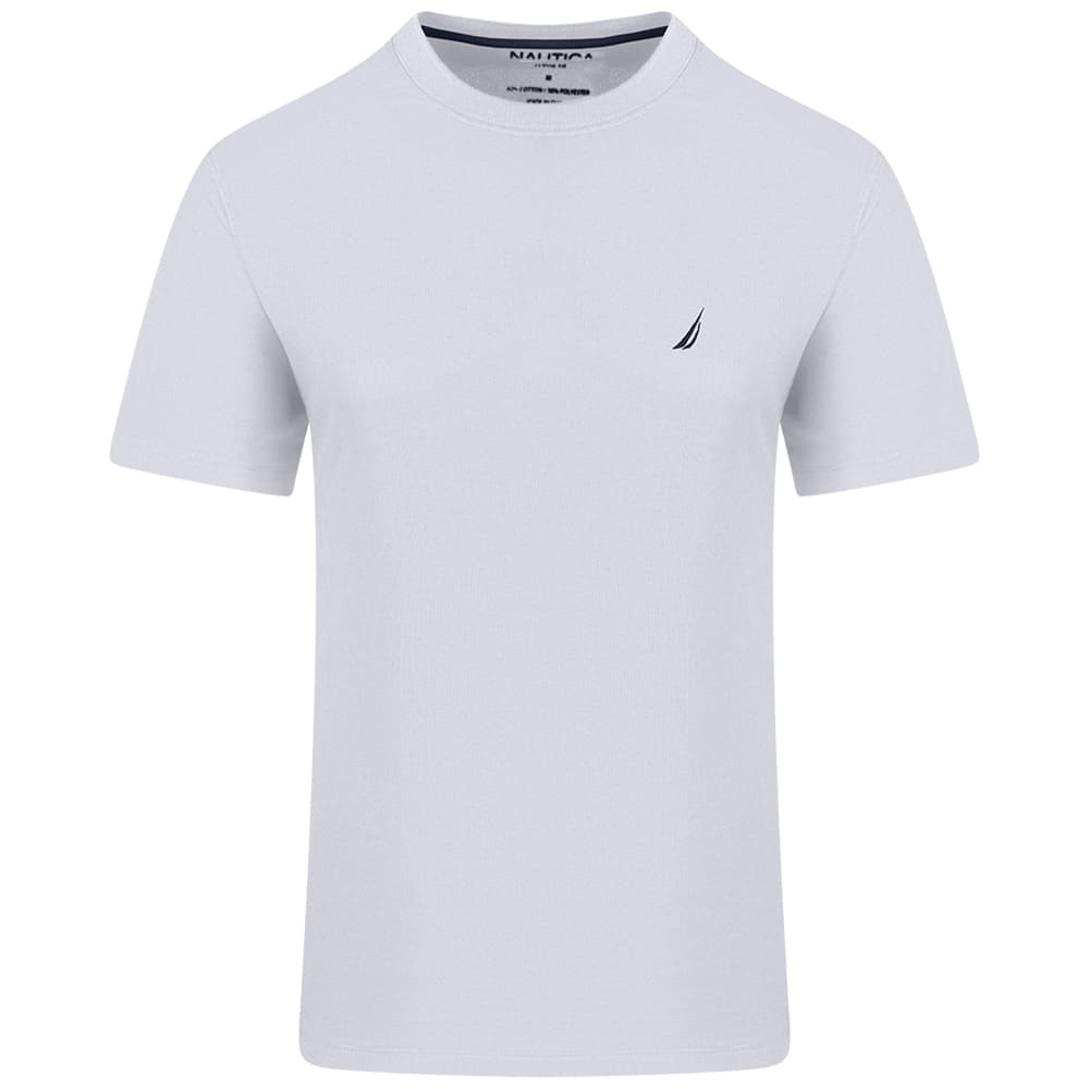 Nautica Λευκό T-shirt C Neck - 3NCN1CR0115