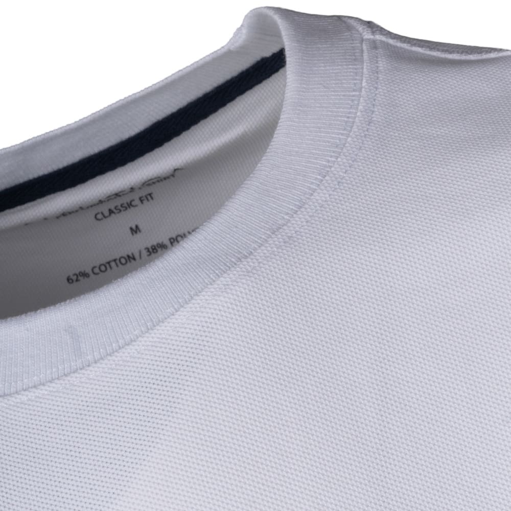 Nautica Λευκό T-shirt C Neck - 3NCN1CR0115