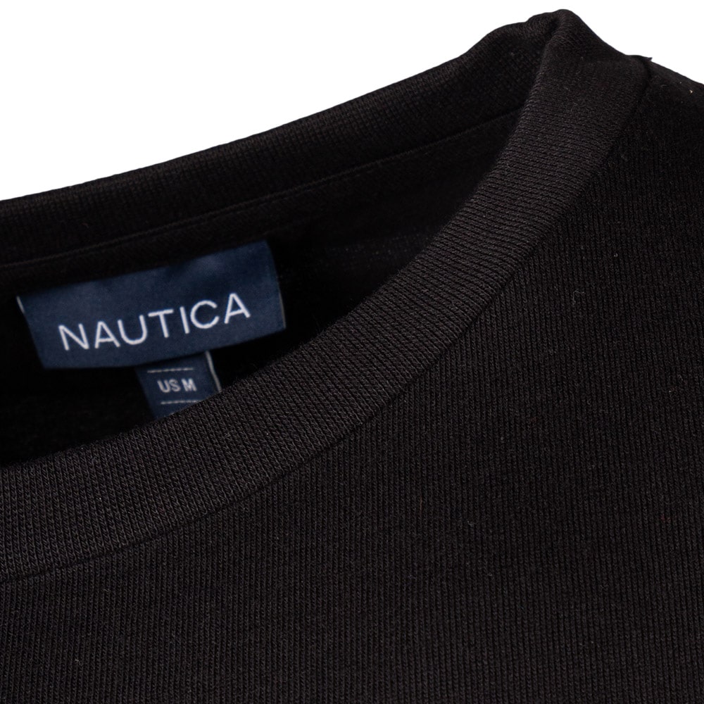 Nautica Μαύρη Μπλούζα C Neck - 3NCN1K01307