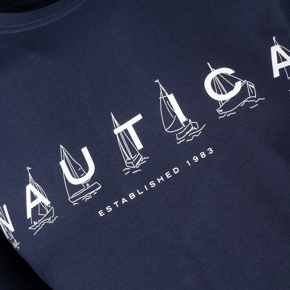Nautica Μπλε T-shirt C Neck - 3NCN1M01667