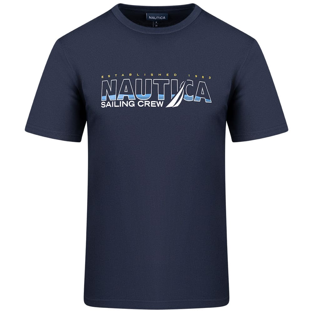 Nautica Μπλε T-shirt C Neck - 3NCN1V03949