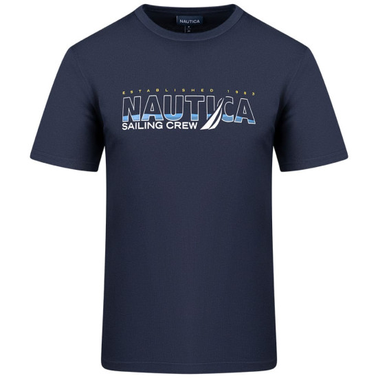 Nautica Μπλε T-shirt C Neck - 3NCN1V03949