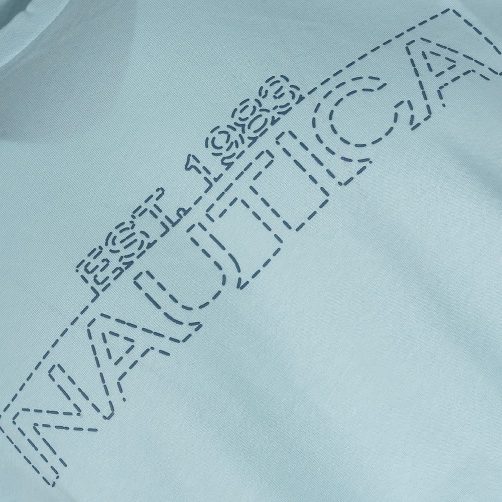 Nautica Γαλάζιο T-shirt C Neck - 3NCN1V04019