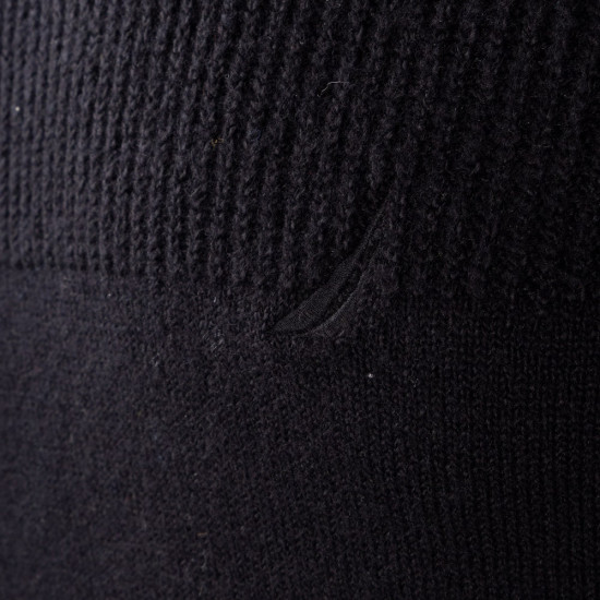 Nautica Μαύρο Πουλόβερ C Neck - 3NCS37102