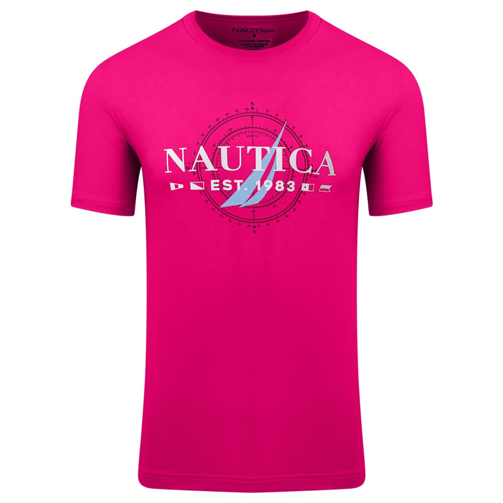 Nautica Φούξια T-shirt Round Neck - 3NCV35700