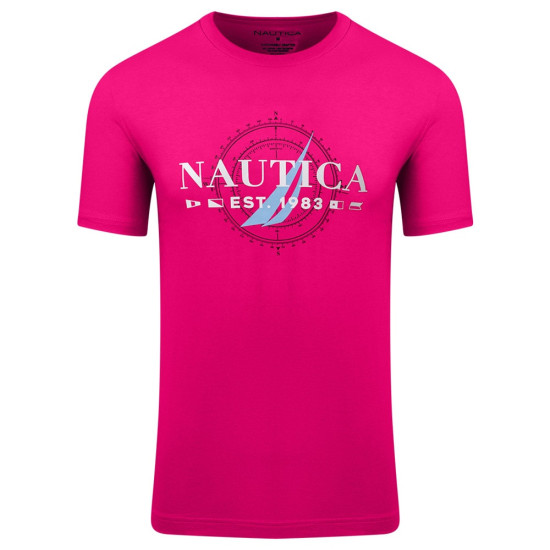Nautica Φούξια T-shirt Round Neck - 3NCV35700