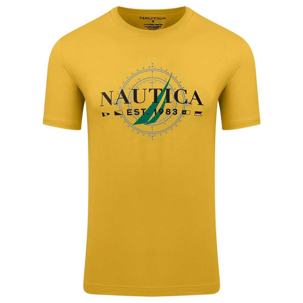 Nautica Κίτρινο T-shirt Round Neck - 3NCV35700