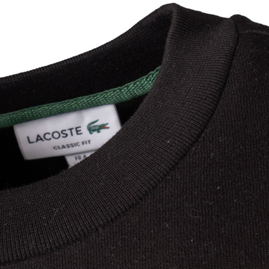 Lacoste Μαύρο Φούτερ C Neck - 3SH9608