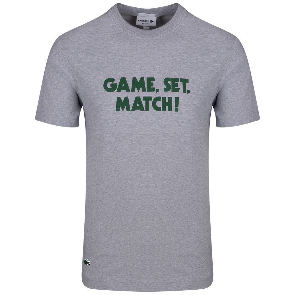 Lacoste Γκρι T-shirt C Neck - 3TH0134