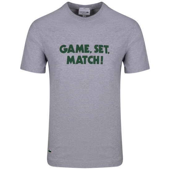 Lacoste Γκρι T-shirt C Neck - 3TH0134