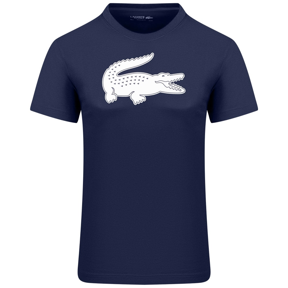 Lacoste Μπλε T-shirt C Neck- 3TH2042