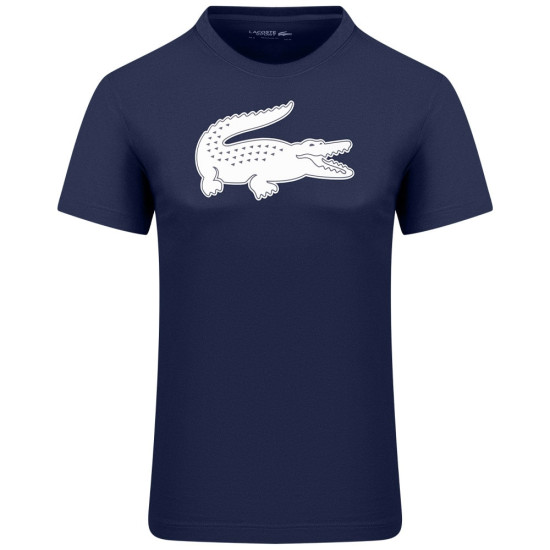 Lacoste Μπλε T-shirt C Neck- 3TH2042