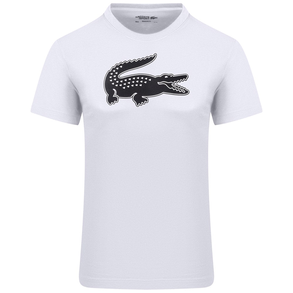 Lacoste Λευκό T-shirt C Neck - 3TH2042