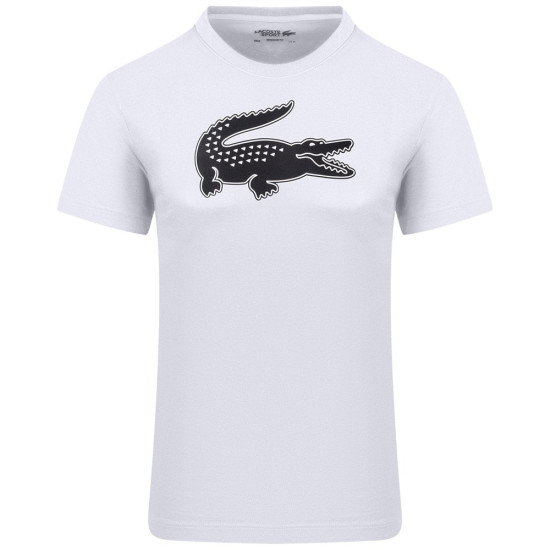 Lacoste Λευκό T-shirt C Neck - 3TH2042