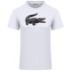 Lacoste Λευκό T-shirt C Neck - 3TH2042