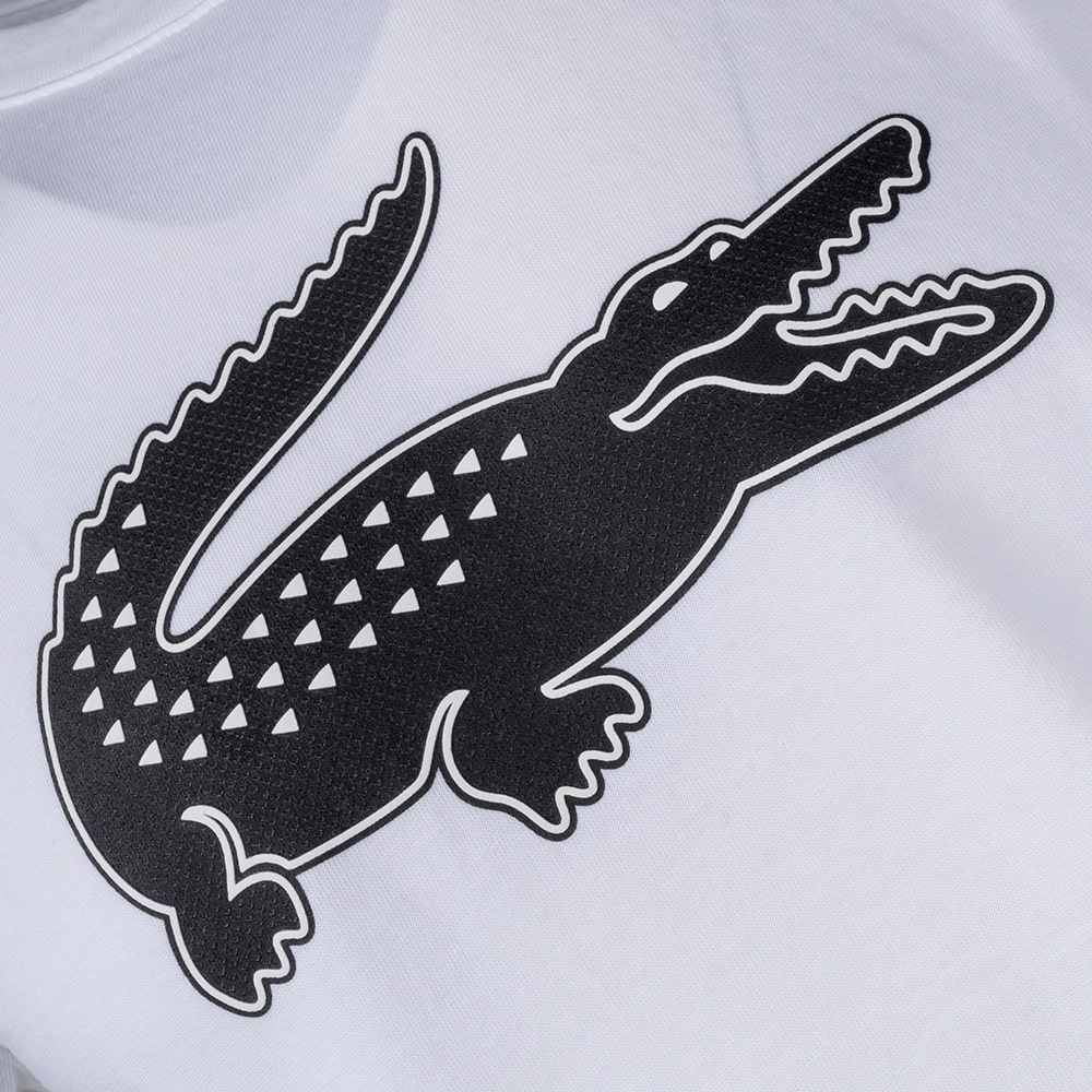 Lacoste Λευκό T-shirt C Neck - 3TH2042