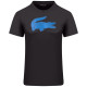 Lacoste Μαύρο T-shirt C Neck - 3TH2042