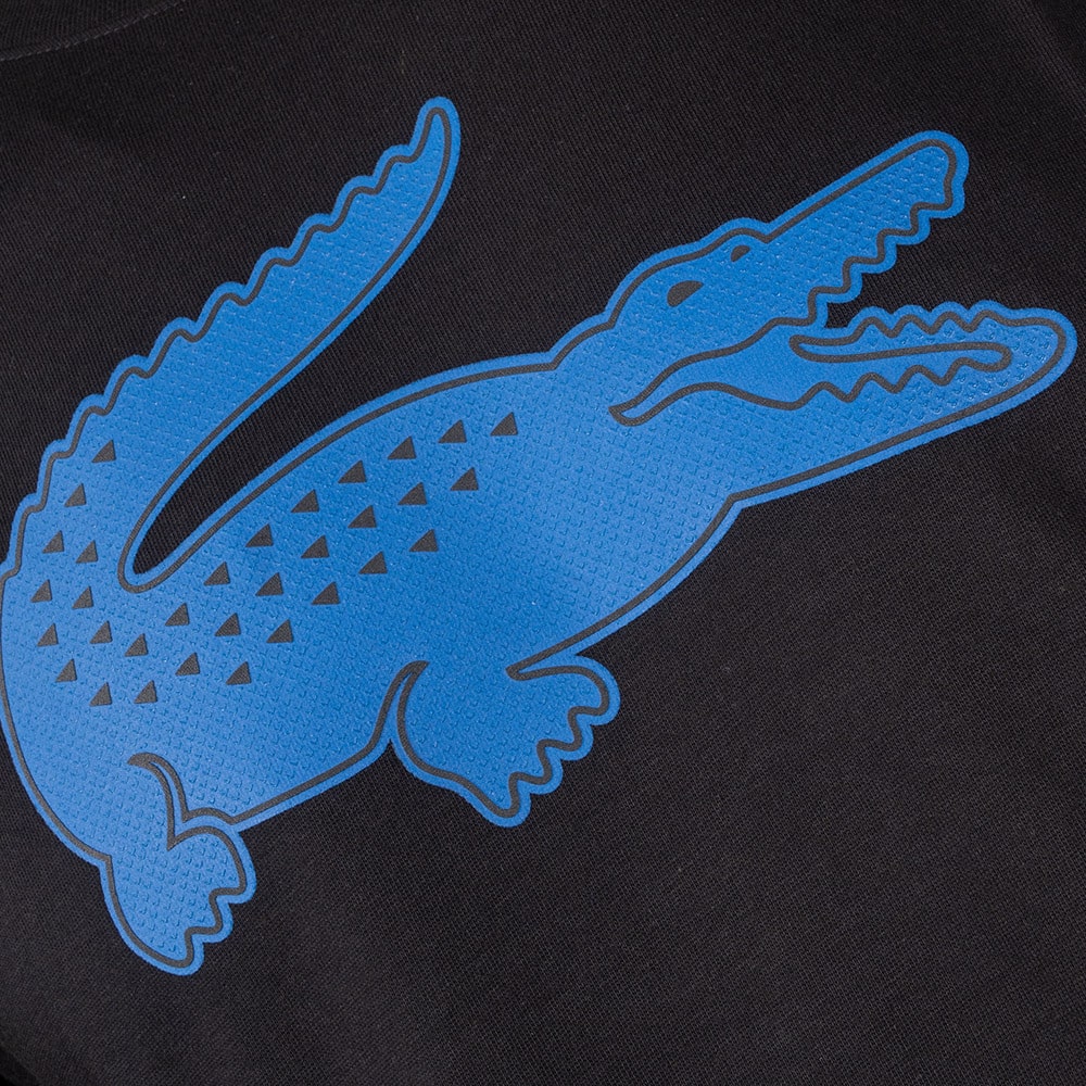 Lacoste Μαύρο T-shirt C Neck - 3TH2042